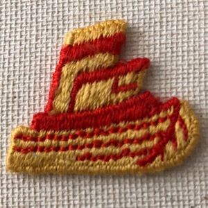 10/$10 - Vintage Tugboat Patch